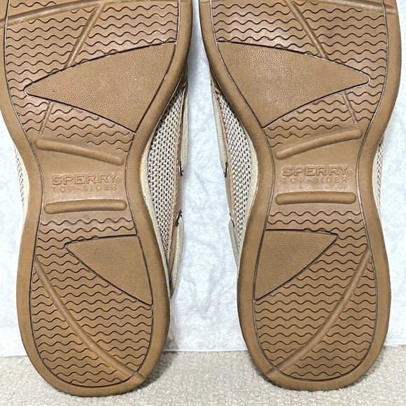 Sperry Womens Tan Leather Top-Sider Laguna Boat Deck Slip On Casual Shoes SZ 7.5 - Picture 10 of 11